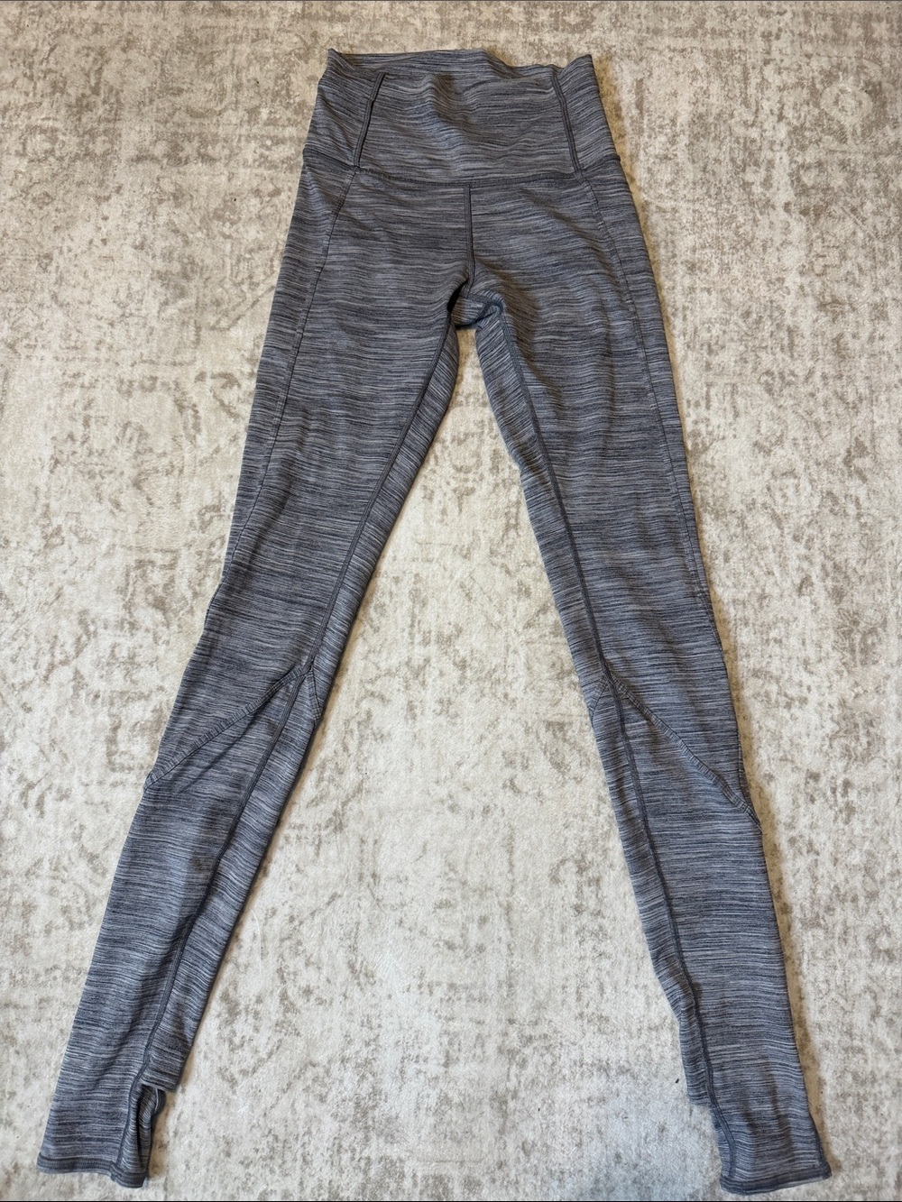 lululemon athletica Gray Heather High-Rise Leggings